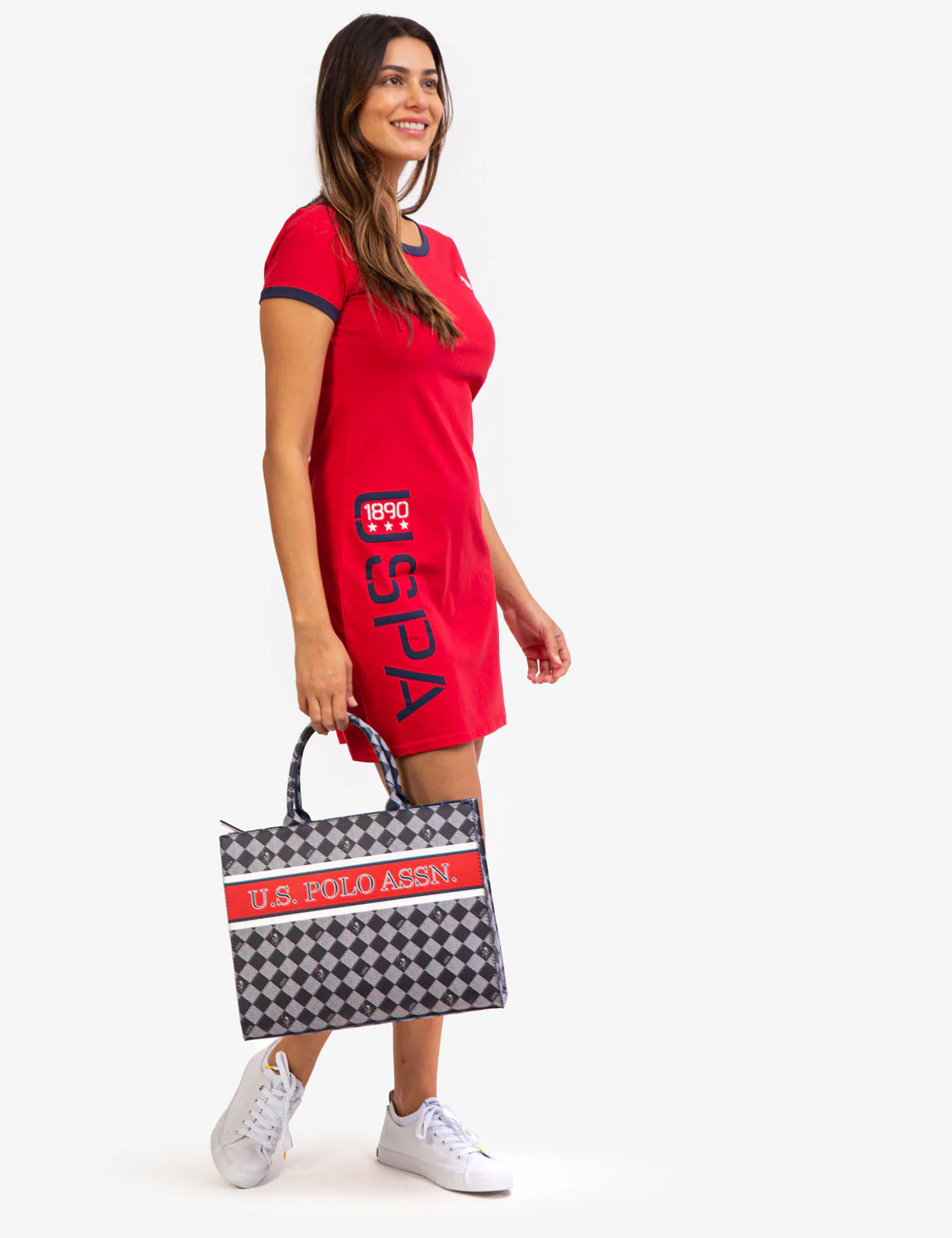 USPA GRAPHIC RINGER DRESS - Image 7
