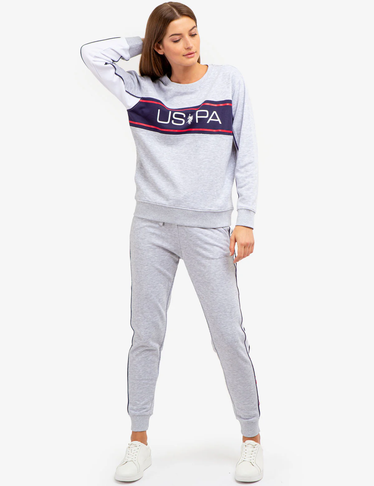 USPA HIGH WAISTED JOGGER WITH PIPING - Image 3