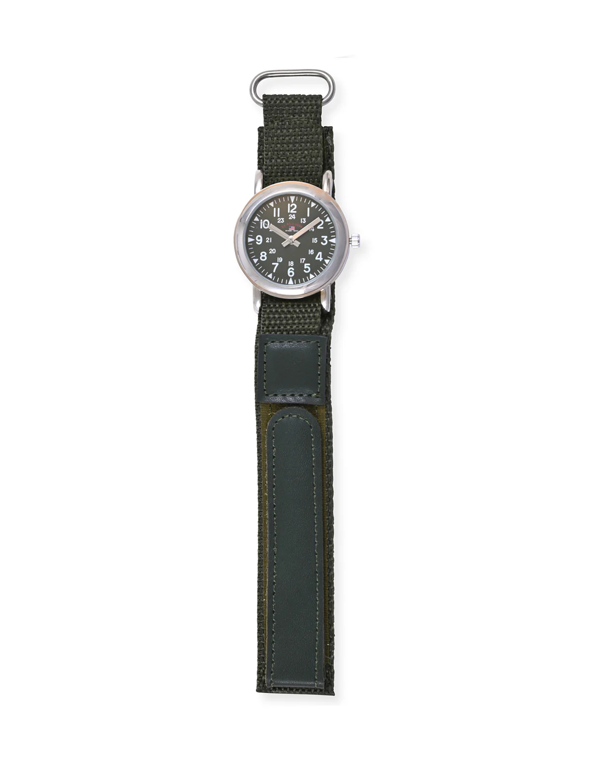 USPA JUNIOR MILITARY GREEN NYLON FASTWRAP WATCH - Image 3
