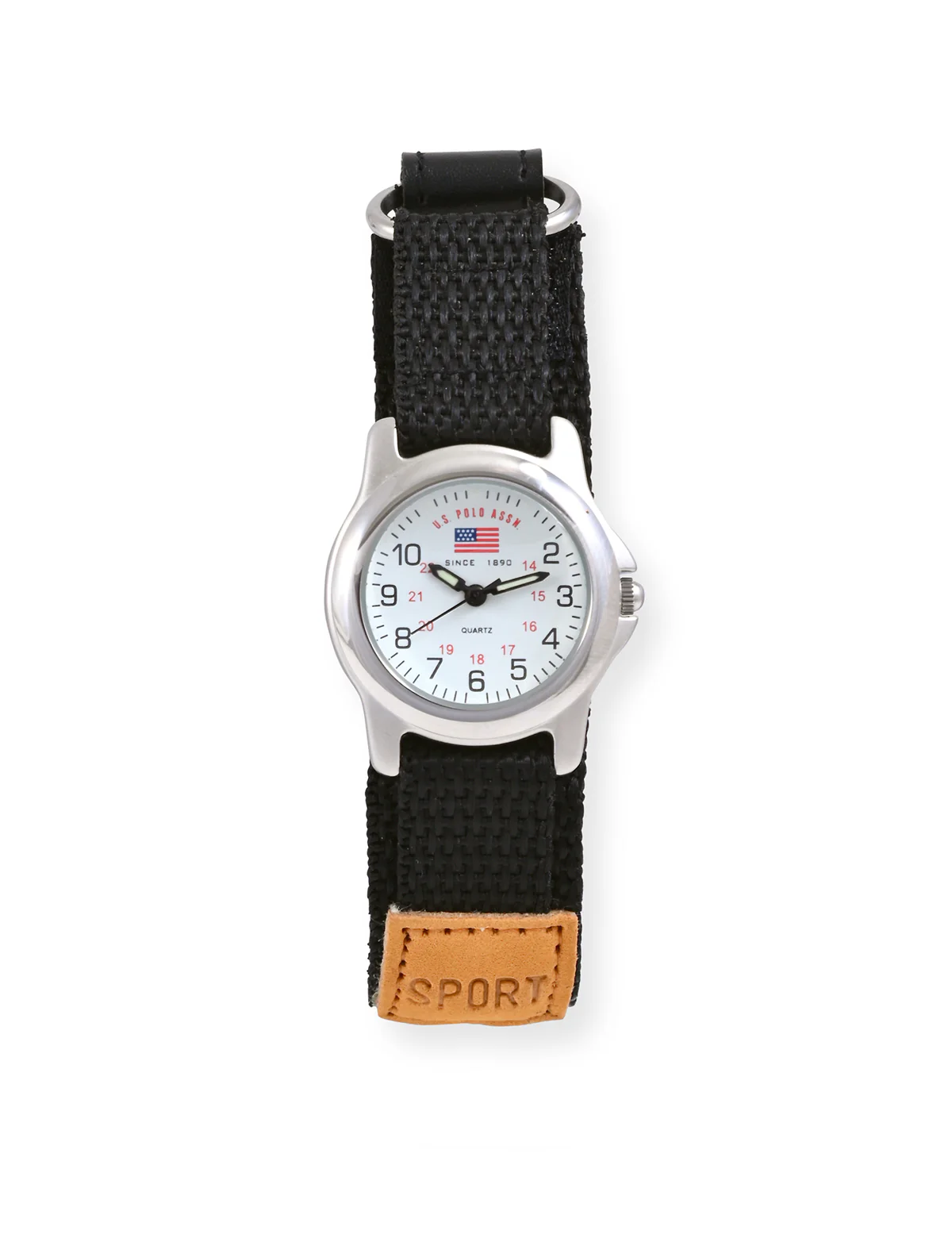 USPA JUNIOR BLACK NYLON FASTWRAP WATCH - Image 2