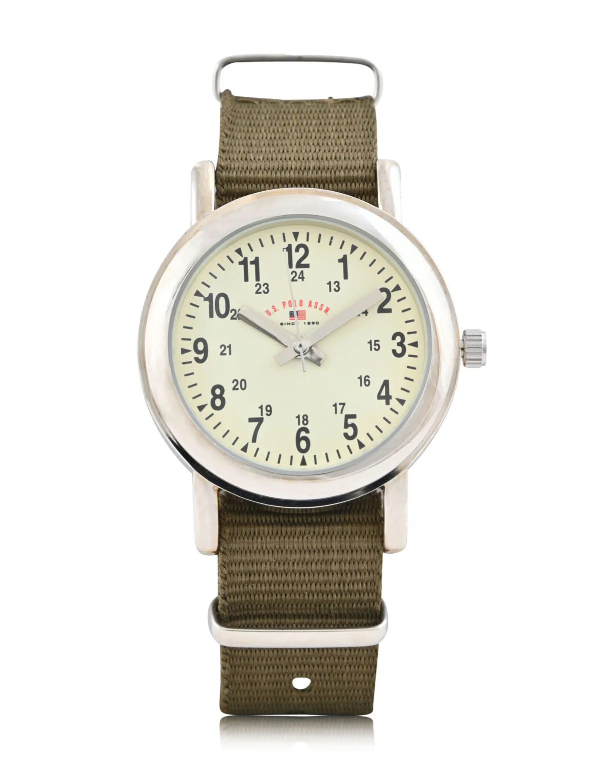 USPA JUNIOR GREEN NYLON STRAP WATCH - Image 2