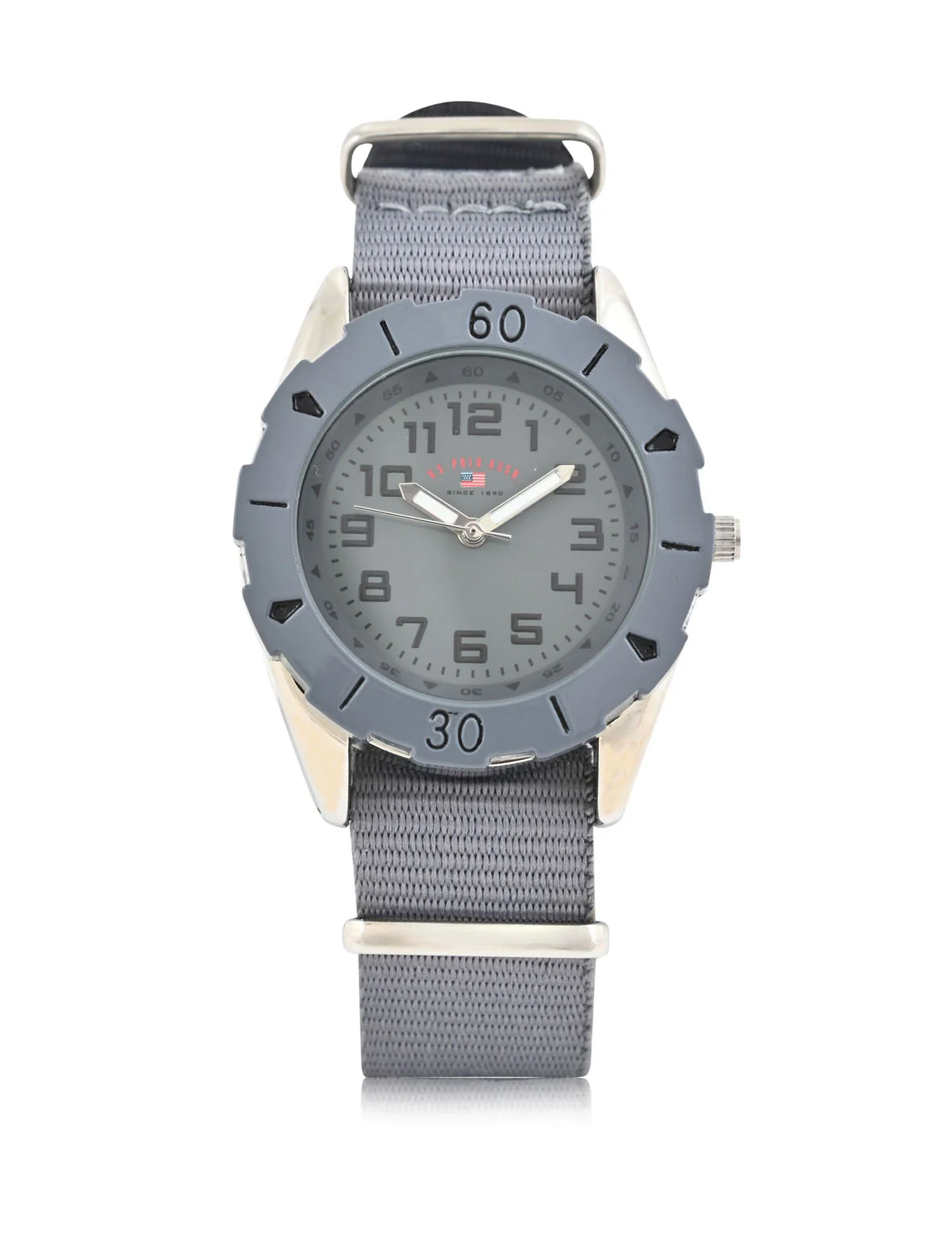 USPA JUNIOR GREY NYLON STRAP WATCH - Image 2