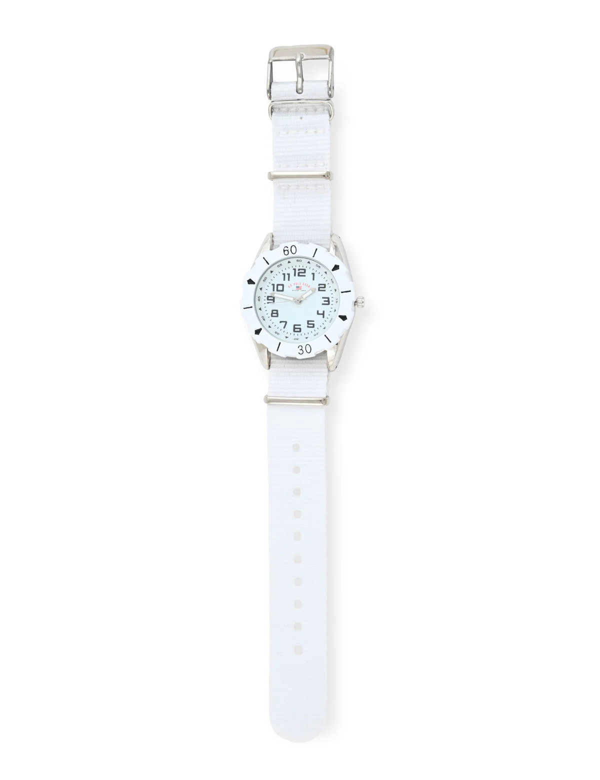 USPA JUNIOR WHITE NYLON STRAP WATCH - Image 4