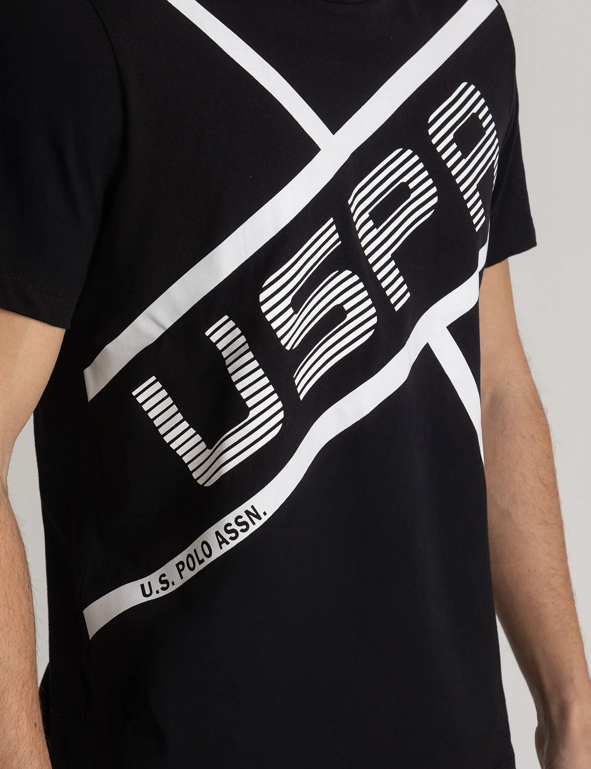 USPA LINEAR GRAPHIC JERSEY T-SHIRT - Image 12