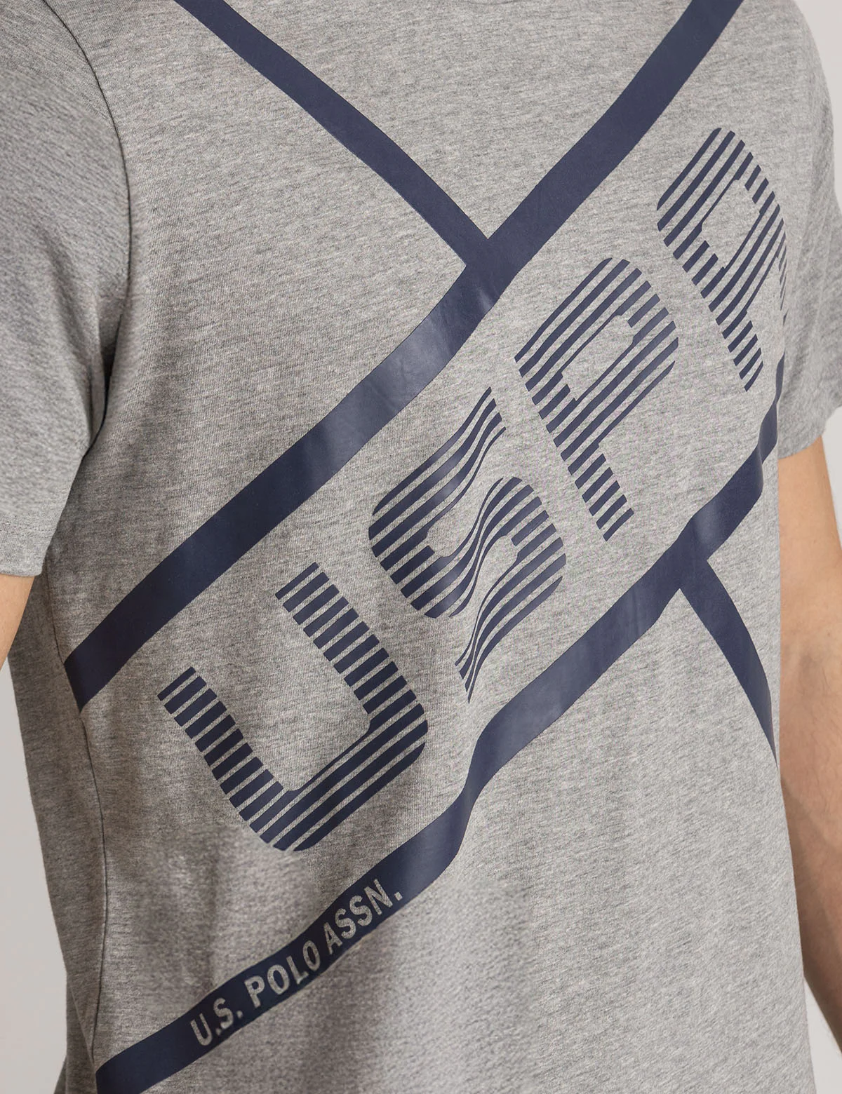 USPA LINEAR GRAPHIC JERSEY T-SHIRT - Image 2