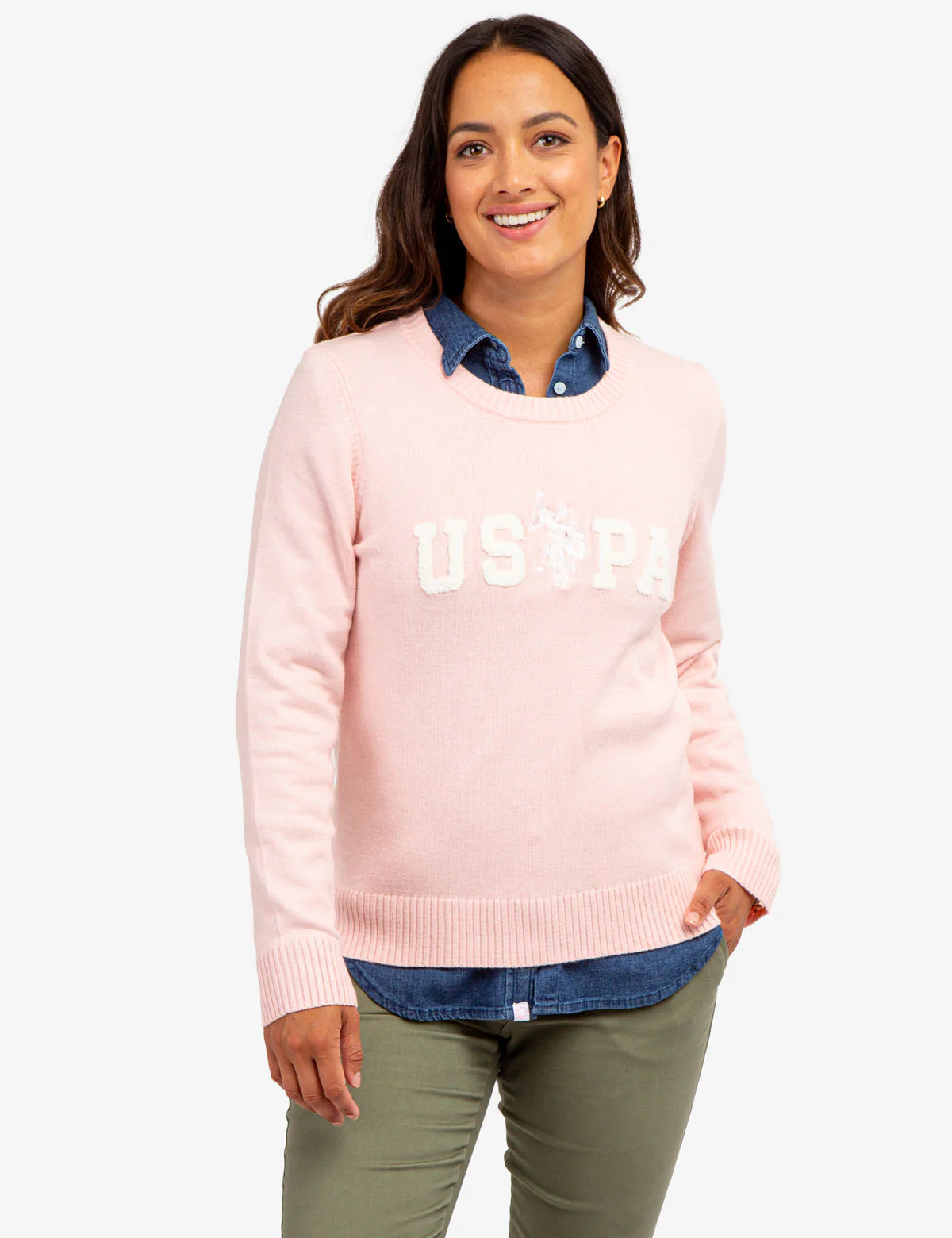 USPA LOGO CREW NECK SWEATER - Image 4