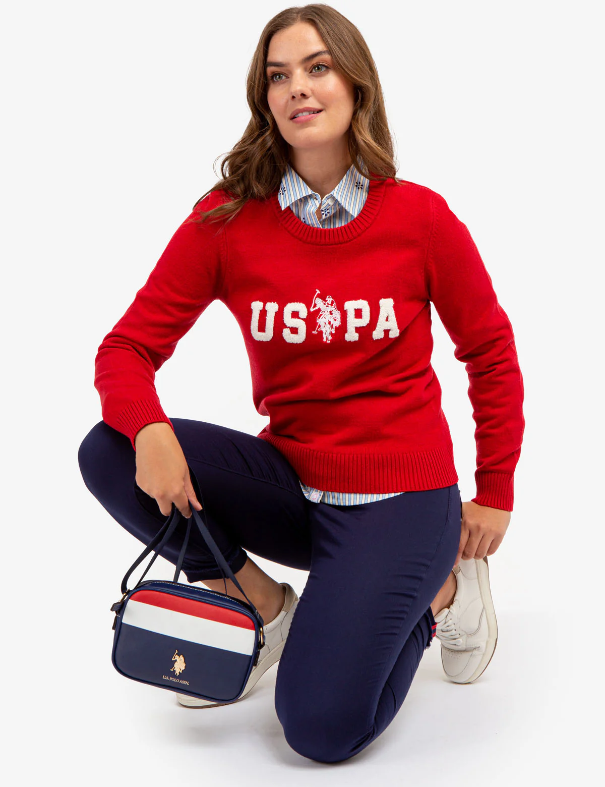 USPA LOGO CREW NECK SWEATER - Image 7