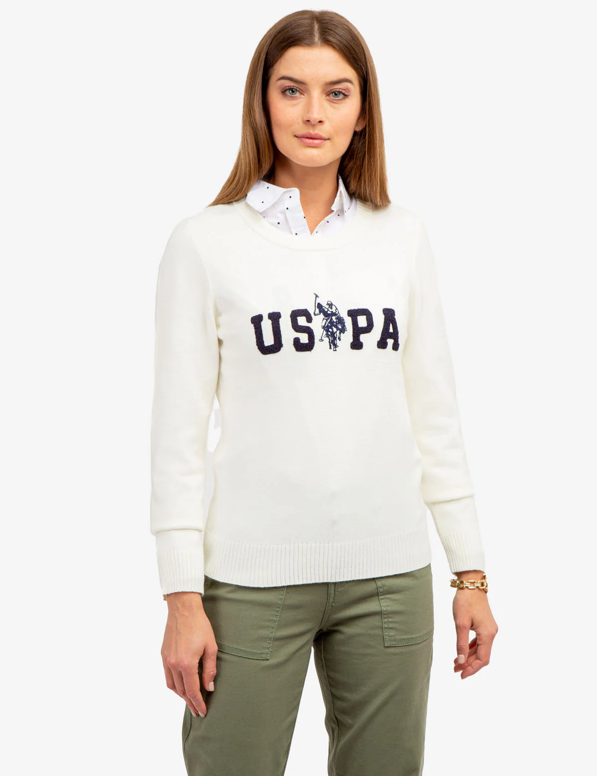USPA LOGO CREW NECK SWEATER - Image 9