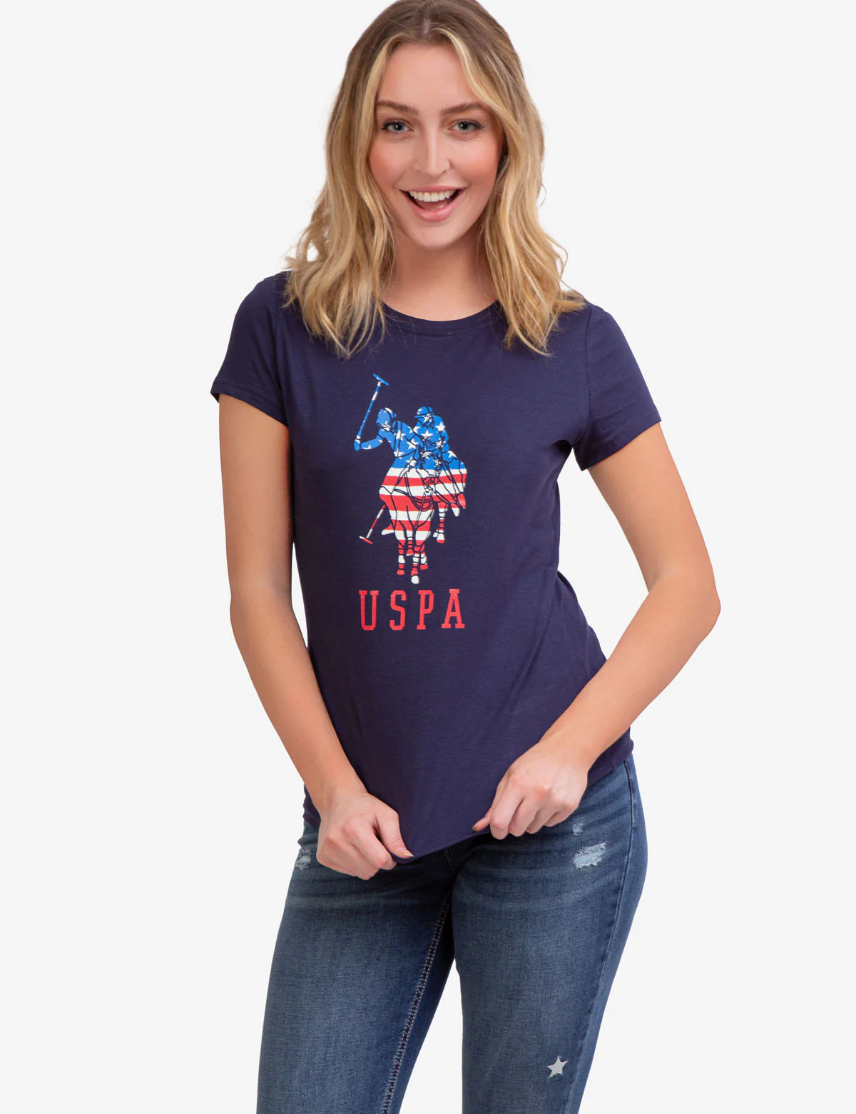 USPA LOGO FLAG CREW NECK T-SHIRT - Image 10