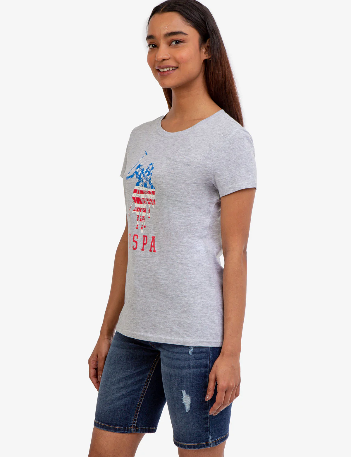 USPA LOGO FLAG CREW NECK T-SHIRT - Image 8