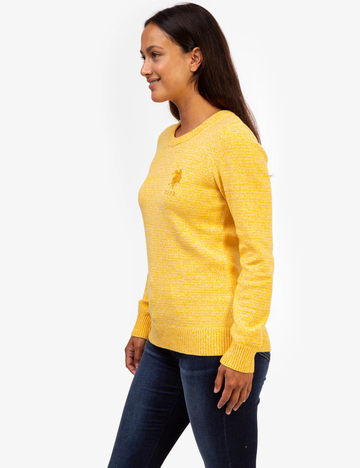 USPA MARLED CREW NECK SWEATER - Image 3