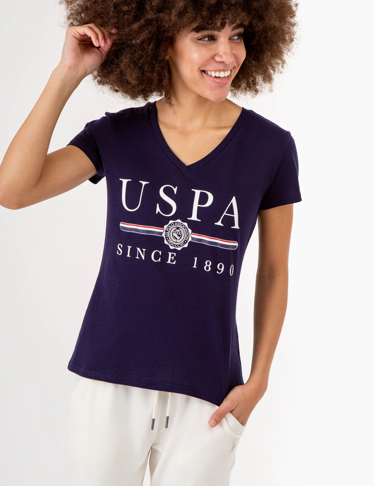 USPA MEDALLION V-NECK T-SHIRT - Image 12