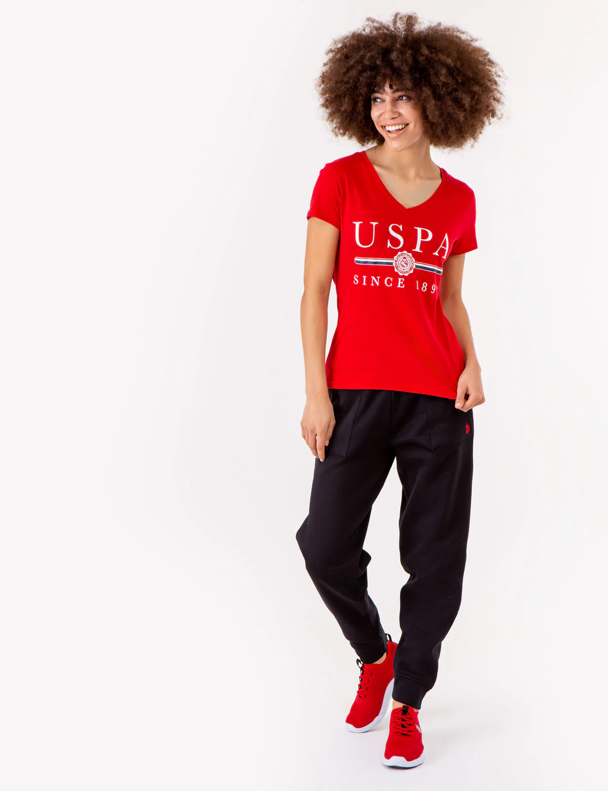 USPA MEDALLION V-NECK T-SHIRT - Image 5