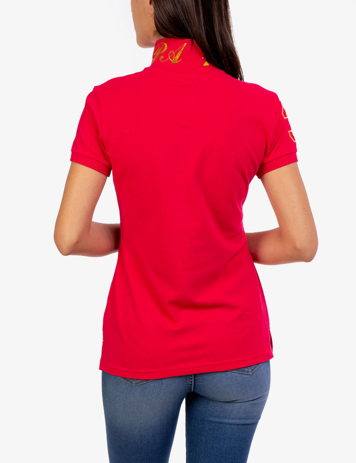 USPA METALLIC PRINT POLO SHIRT - Image 4