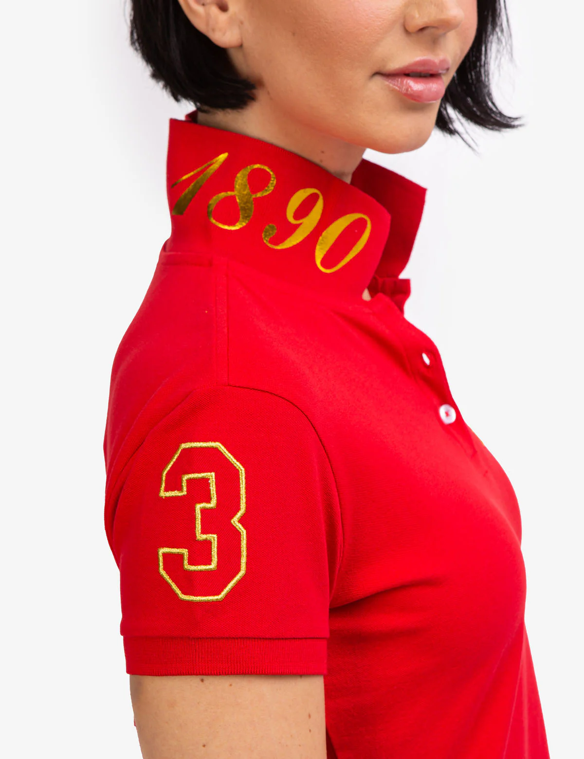 USPA METALLIC PRINT POLO SHIRT - Image 5