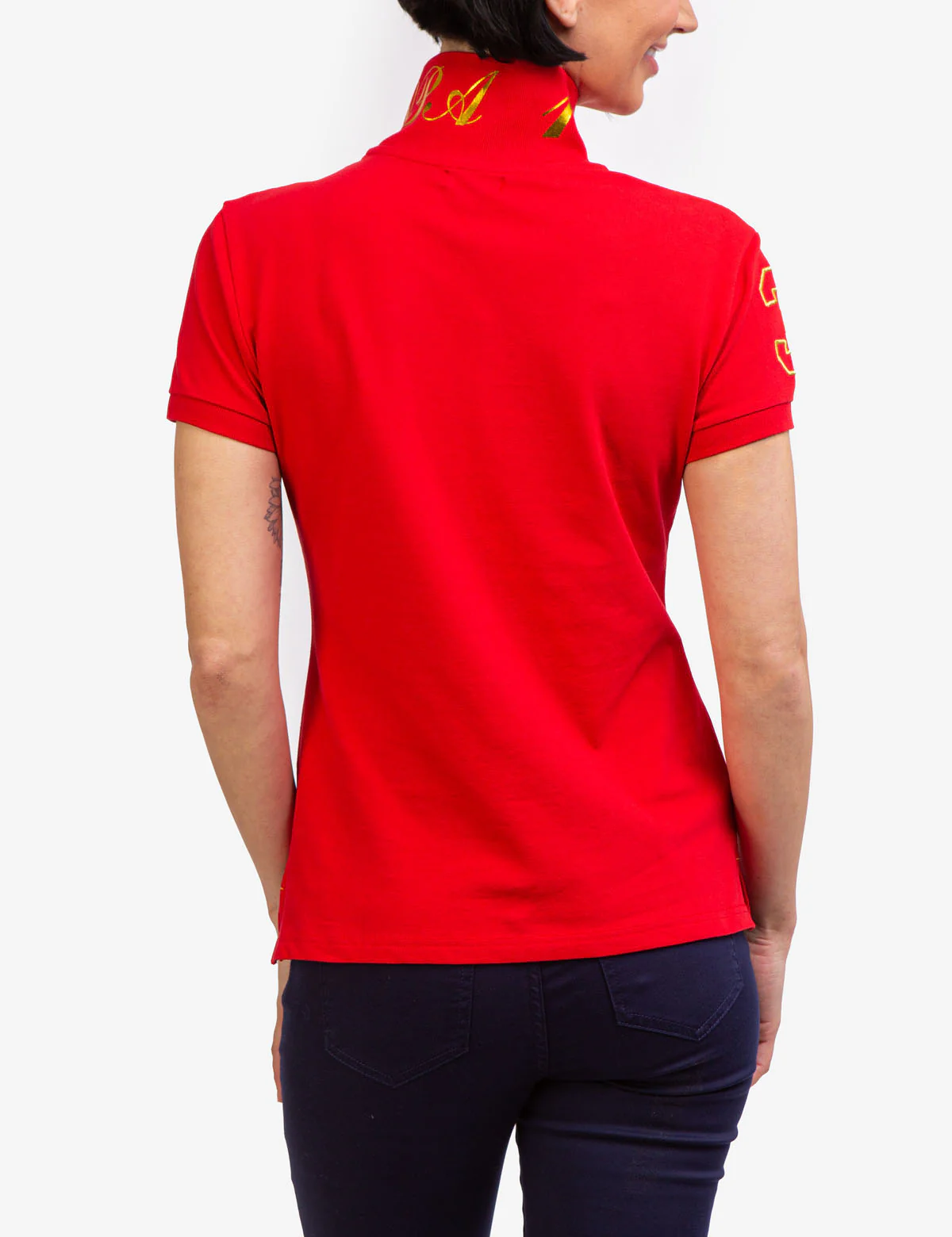 USPA METALLIC PRINT POLO SHIRT - Image 6