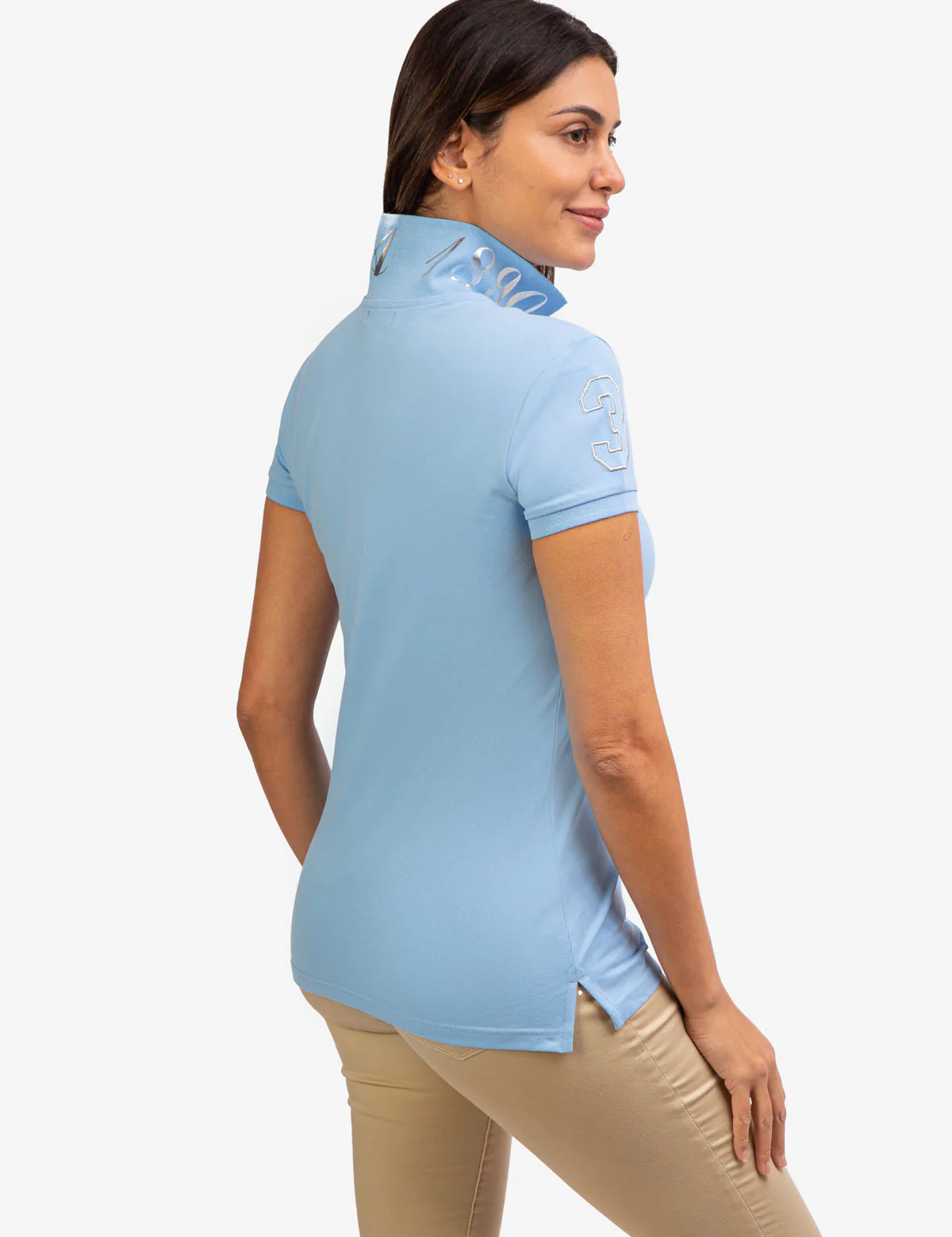 USPA METALLIC PRINT POLO SHIRT - Image 11