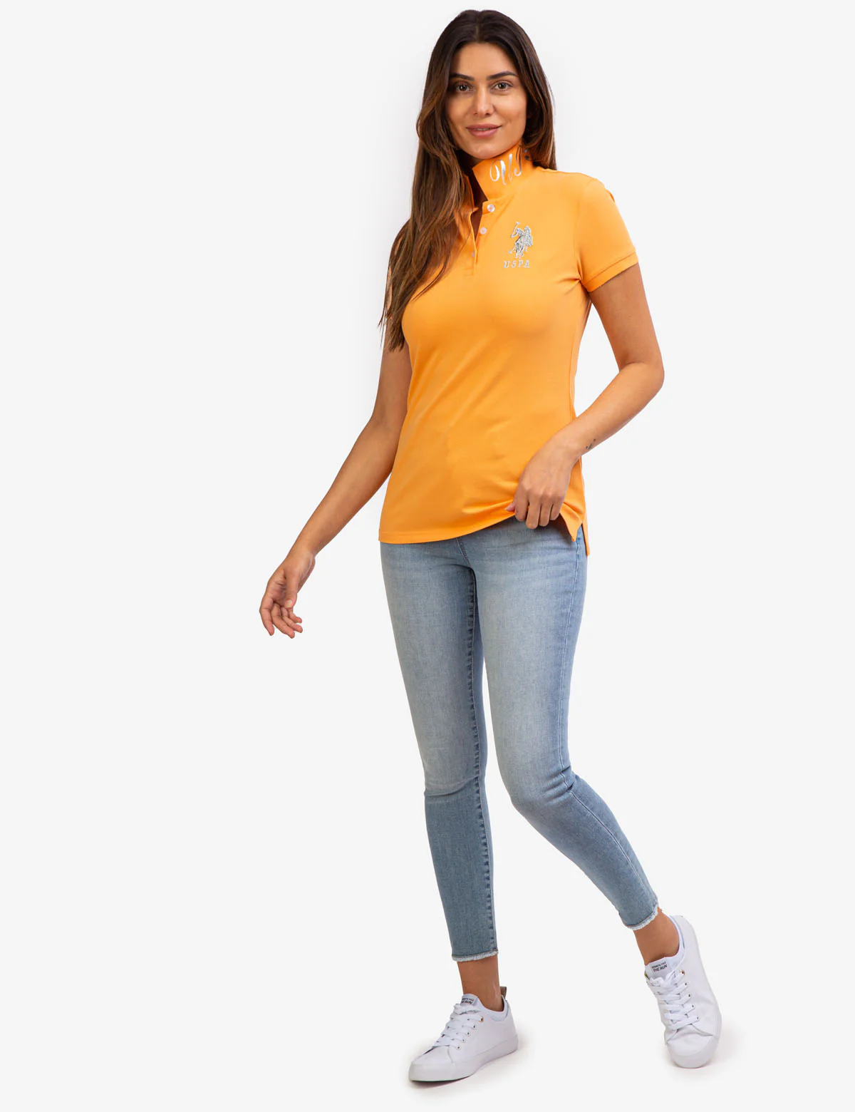 USPA METALLIC PRINT POLO SHIRT - Image 13