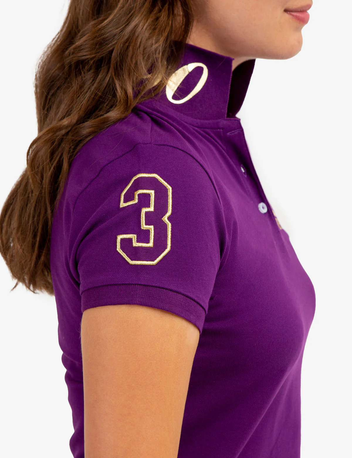 USPA METALLIC PRINT POLO SHIRT - Image 4