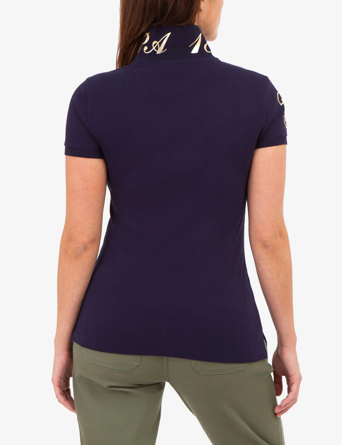 USPA METALLIC PRINT POLO SHIRT - Image 11