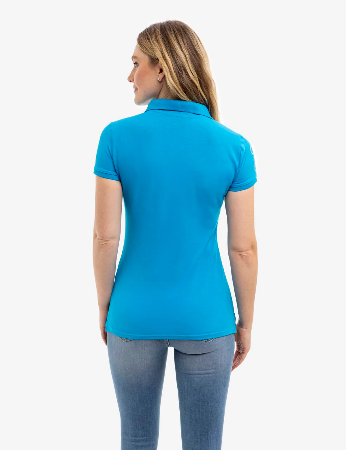 USPA METALLIC PRINT POLO SHIRT - Image 4