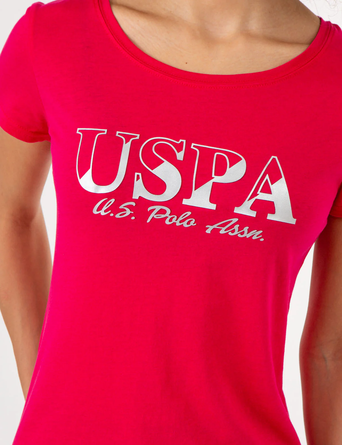 USPA METALLIC SLASHED FOIL T-SHIRT - Image 6