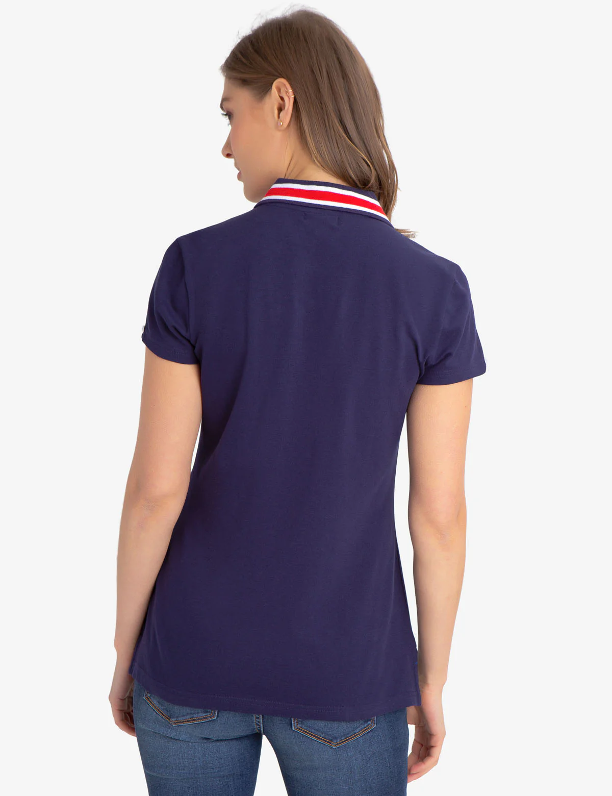 USPA CONTRAST COLLAR POLO SHIRT - Image 3