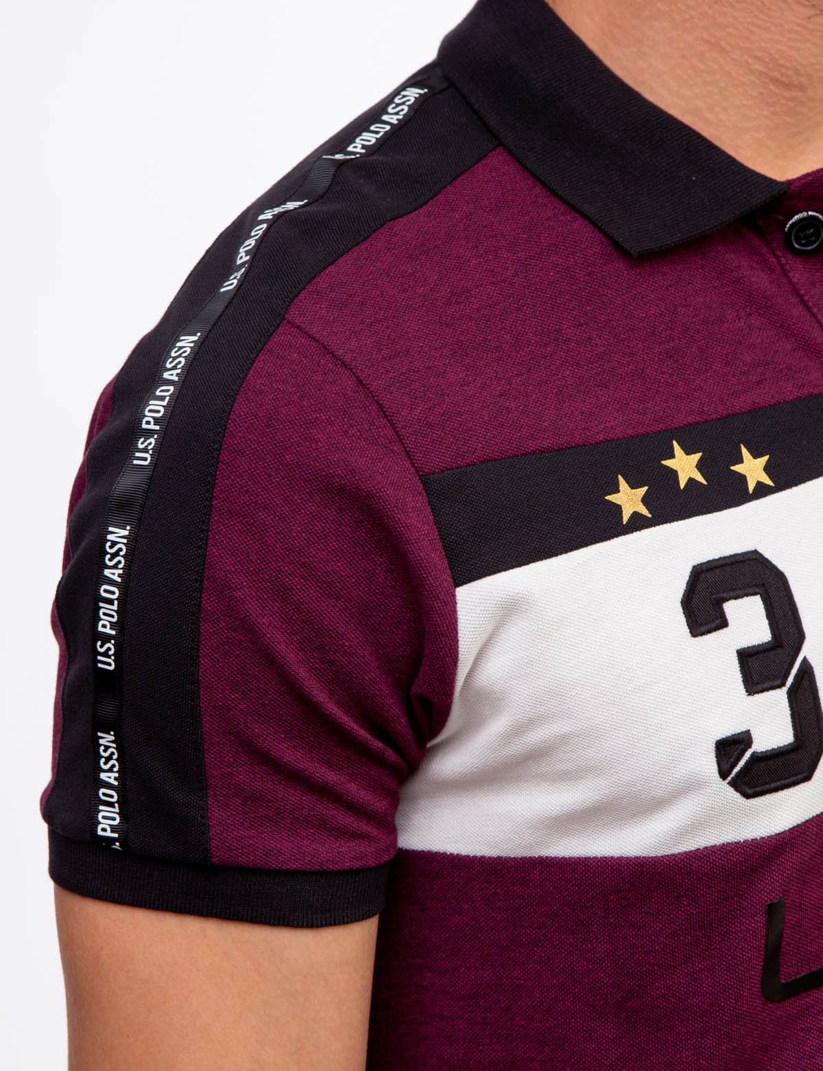 USPA PIQUE COLORBLOCK POLO SHIRT - Image 6