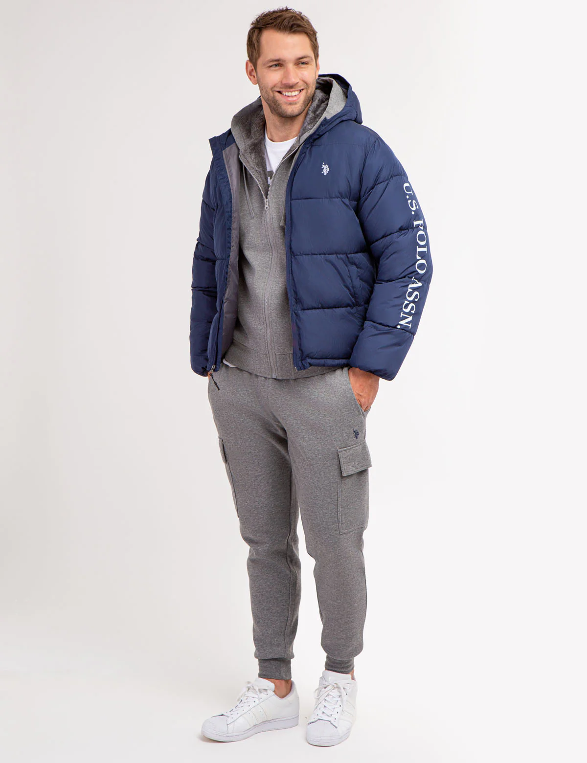 USPA QUILTED PUFFER JACKET - Image 9