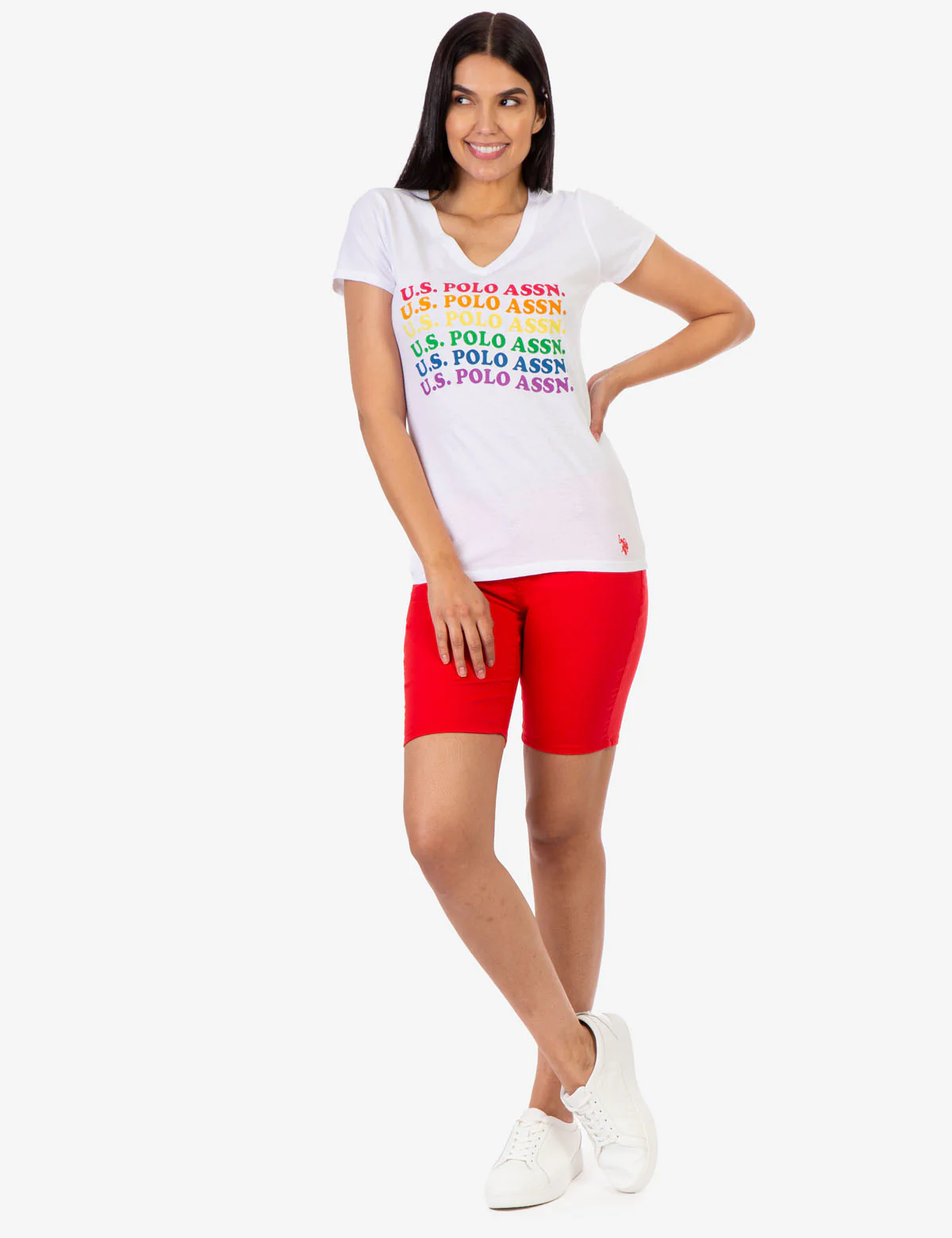 USPA RAINBOW WAVE GRAHIC T-SHIRT - Image 2