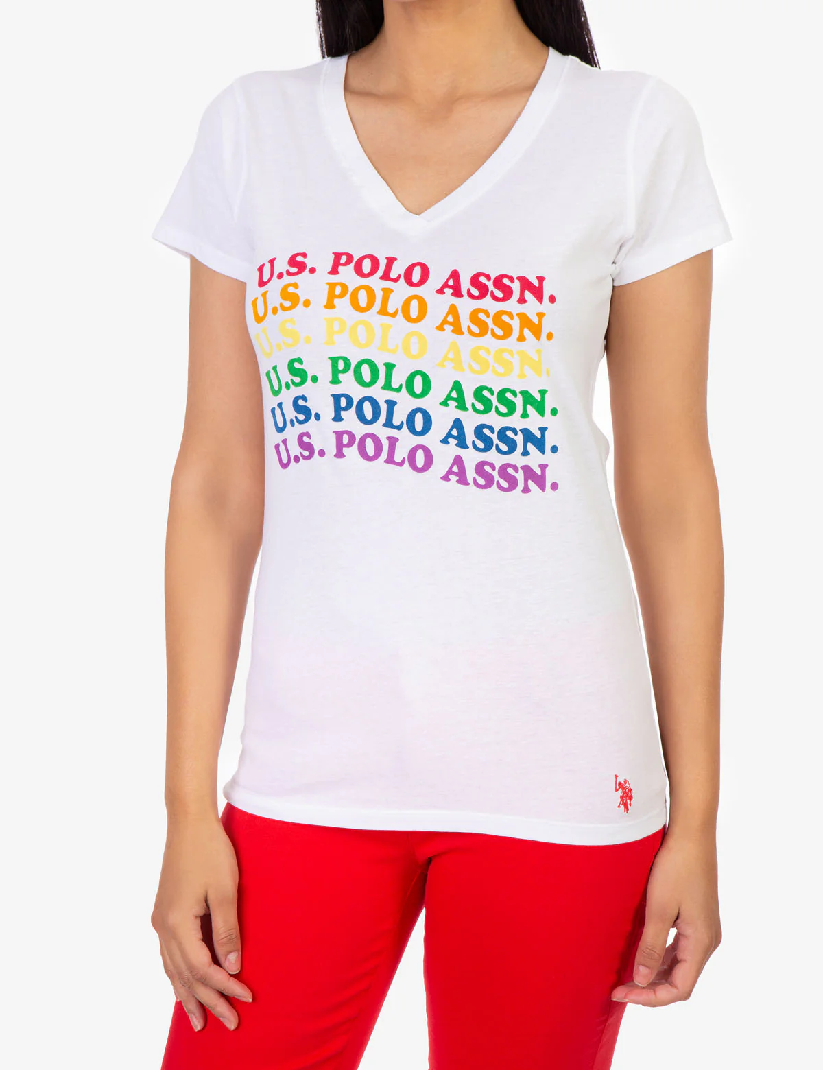 USPA RAINBOW WAVE GRAHIC T-SHIRT - Image 5