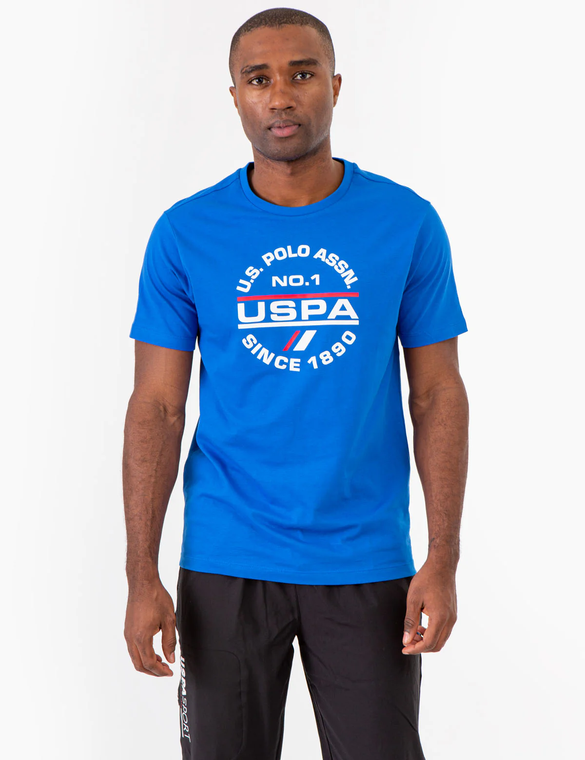USPA ROUND PRINT GRAPHIC T-SHIRT
