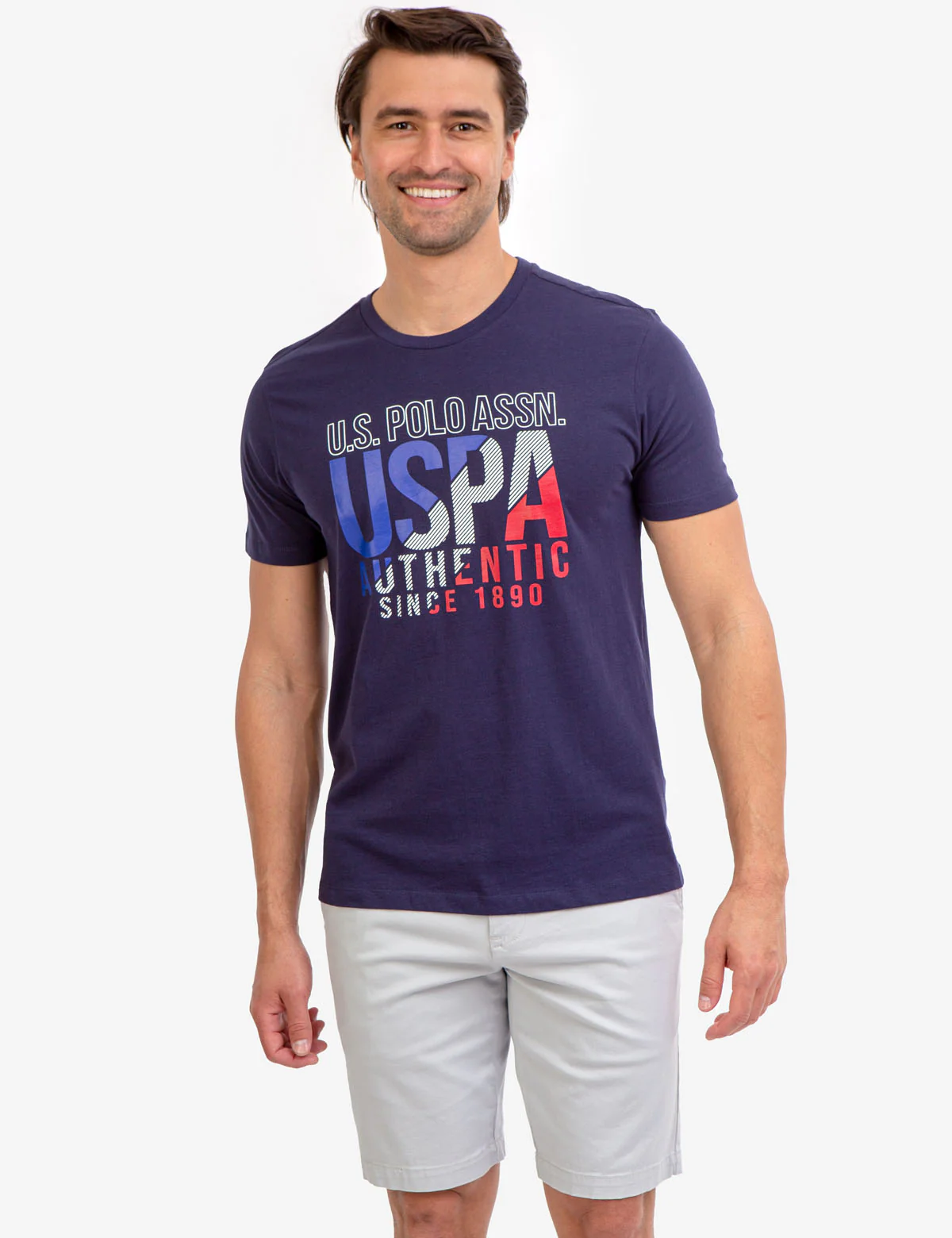 USPA SINCE 1890 GRAPHIC PRINT T-SHIRT