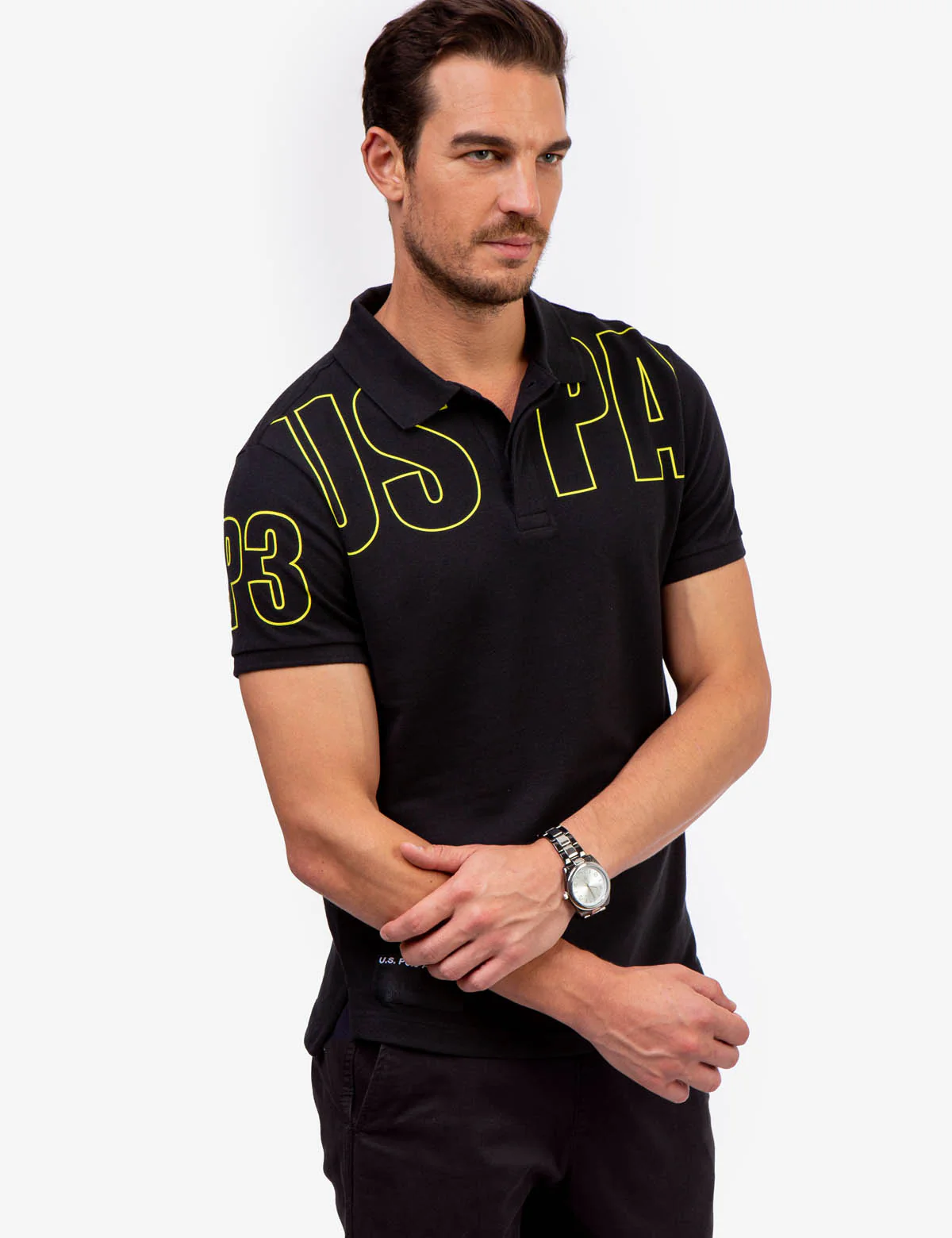 USPA SOLID PIQUE POLO SHIRT - Image 6