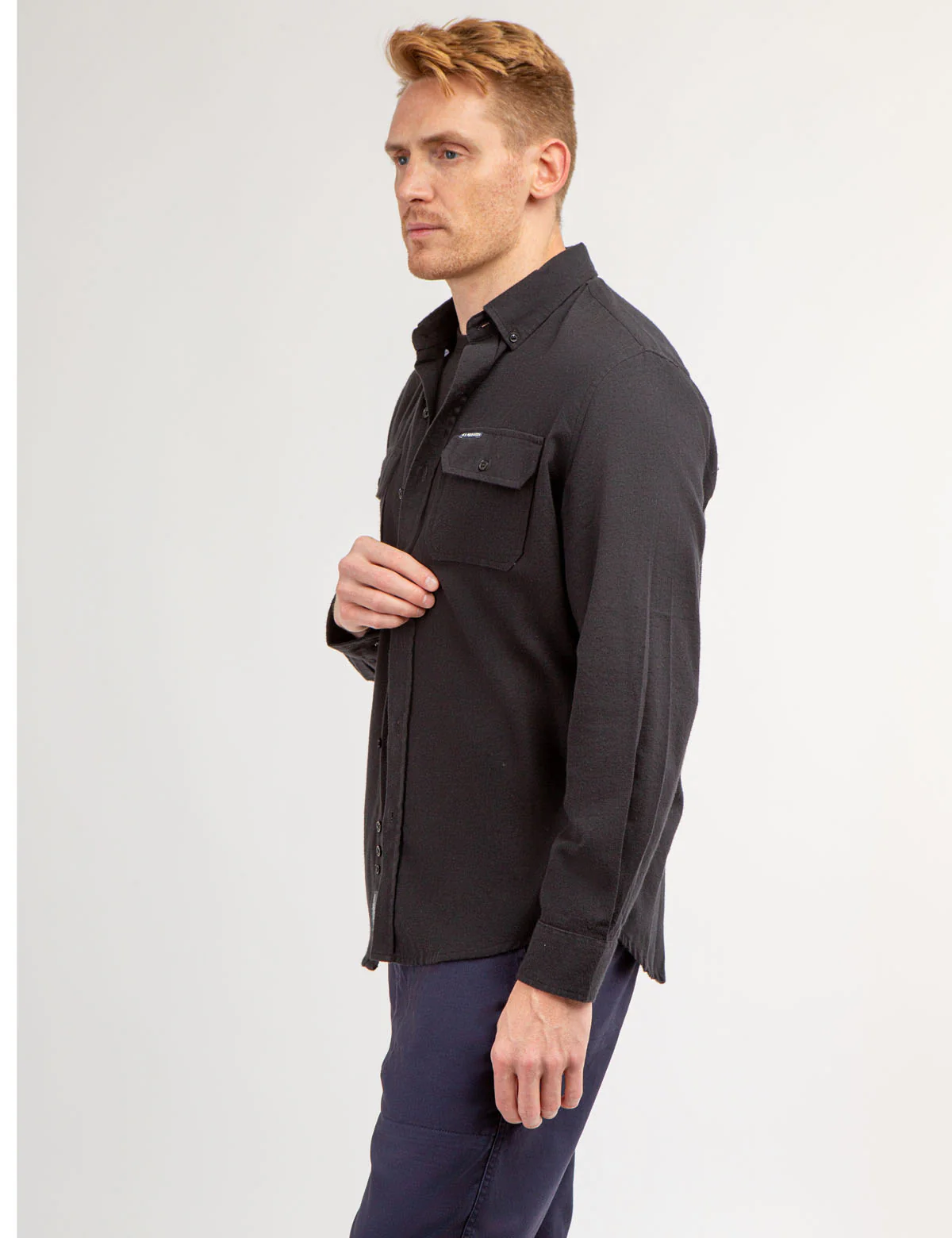 USPA SPORT PEACHED TWILL LONG SLEEVE SHIRT - Image 4