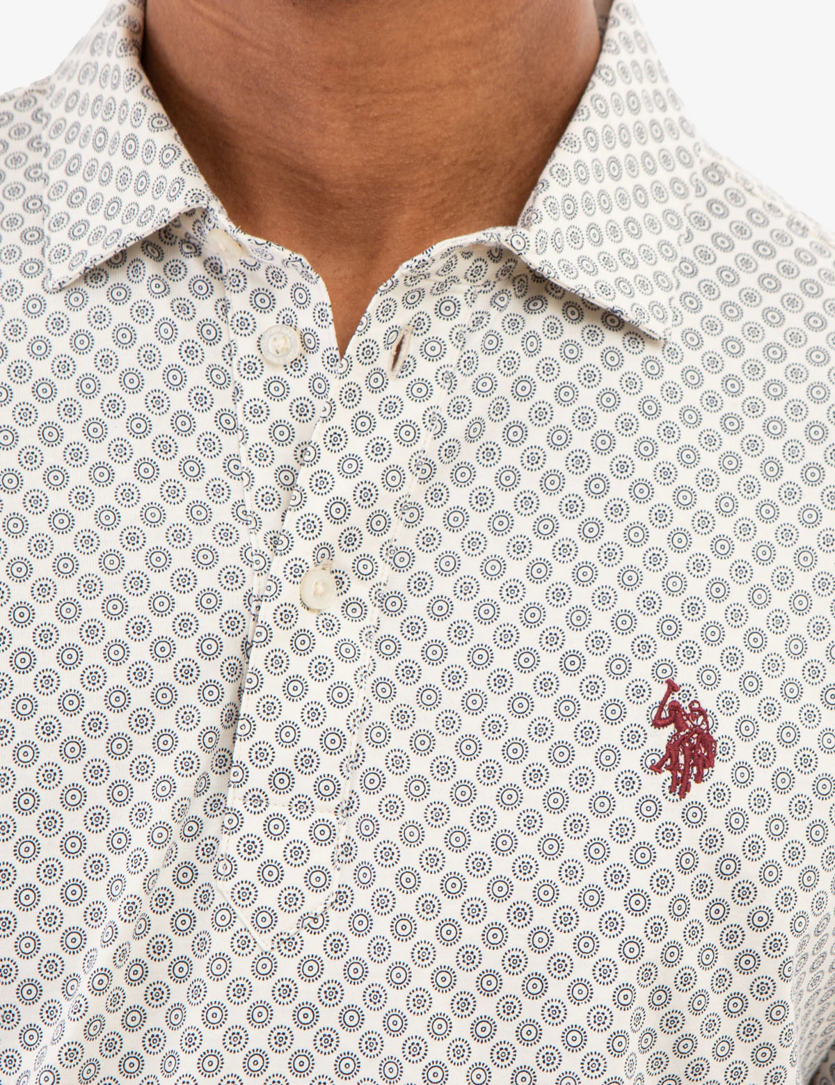 JERSEY PRINTED POLO SHIRT - Image 2