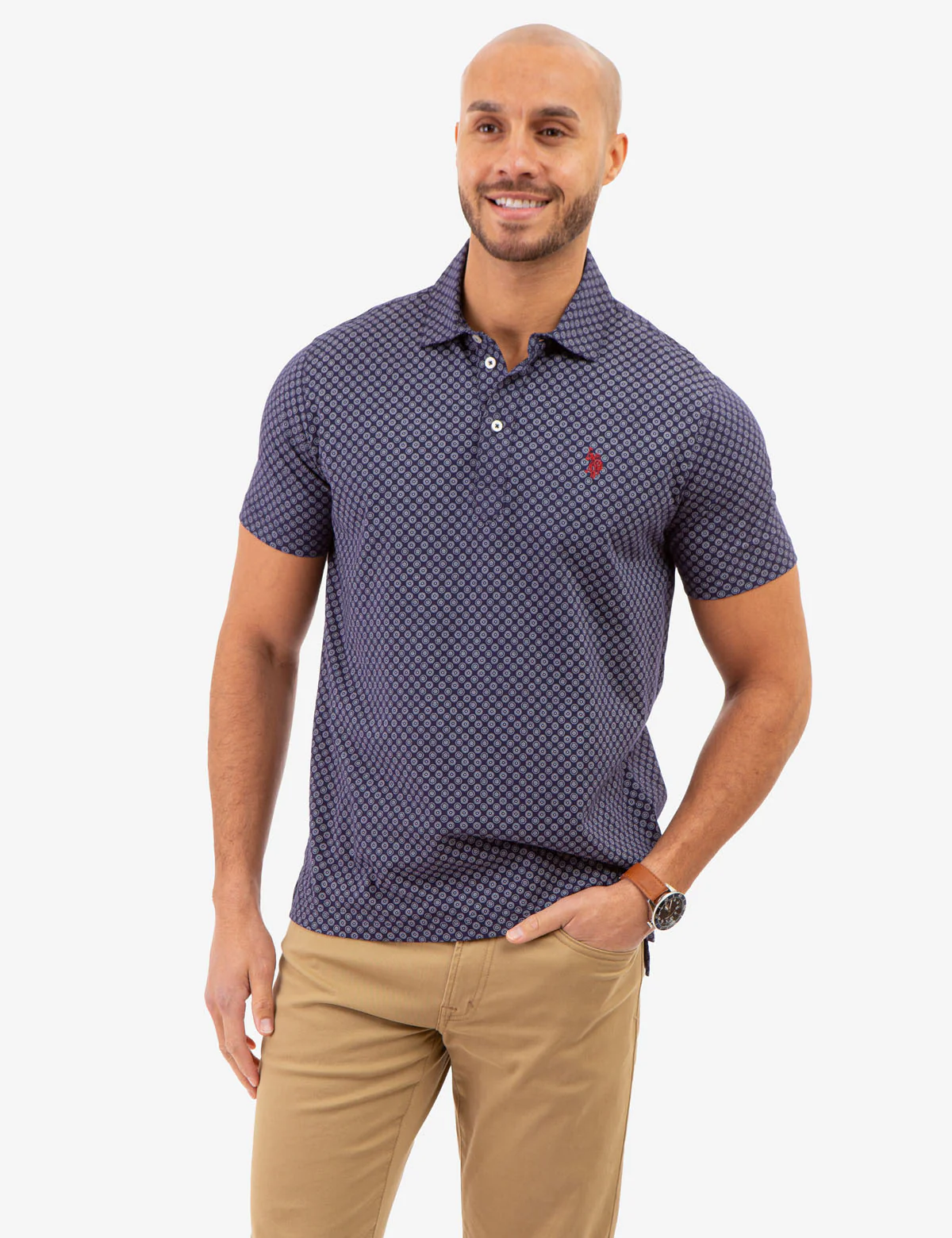 JERSEY PRINTED POLO SHIRT - Image 5