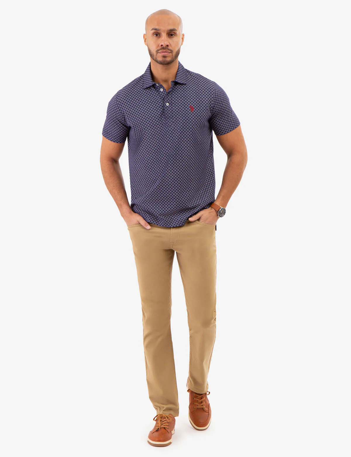 JERSEY PRINTED POLO SHIRT - Image 6