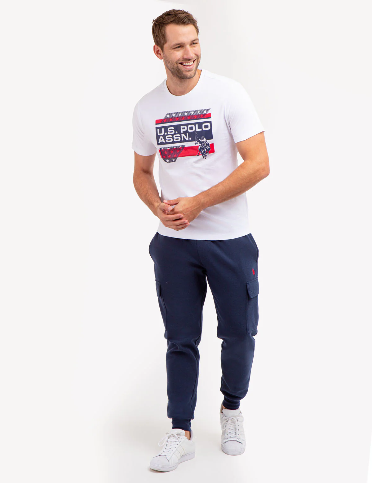 USPA STAR GRAPHIC CREW NECK T-SHIRT - Image 2