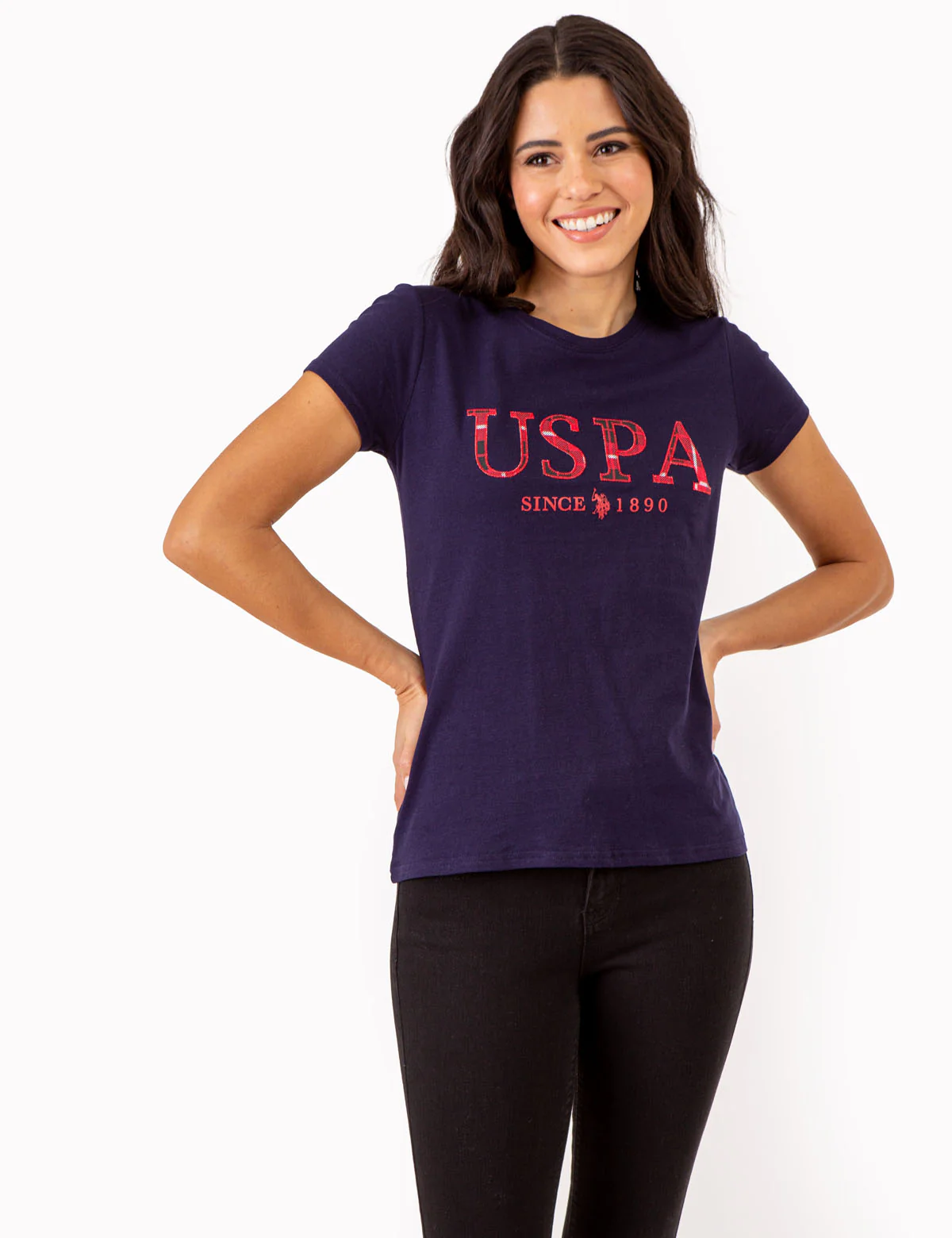 USPA STITCH APPLIQUE CREW NECK T-SHIRT - Image 7