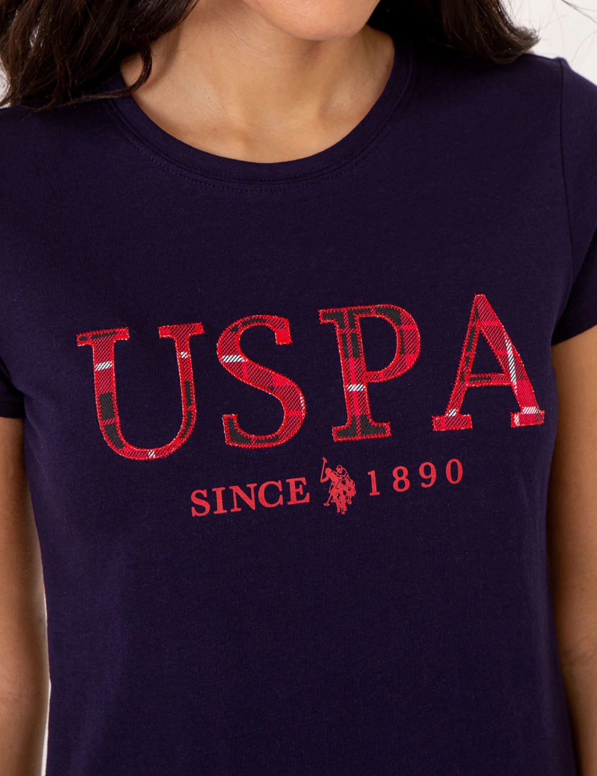 USPA STITCH APPLIQUE CREW NECK T-SHIRT - Image 8
