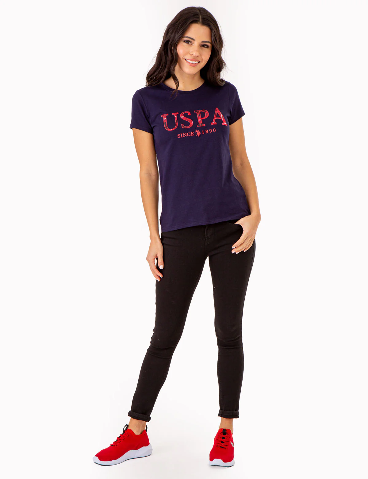 USPA STITCH APPLIQUE CREW NECK T-SHIRT - Image 9