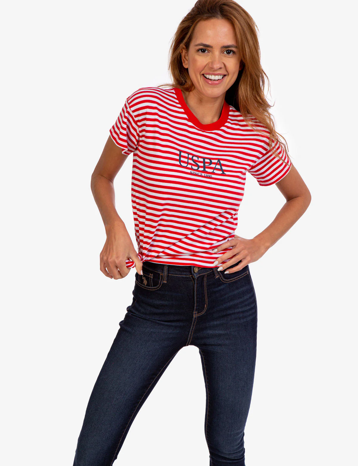 USPA STRIPE CREW NECK T-SHIRT - Image 11