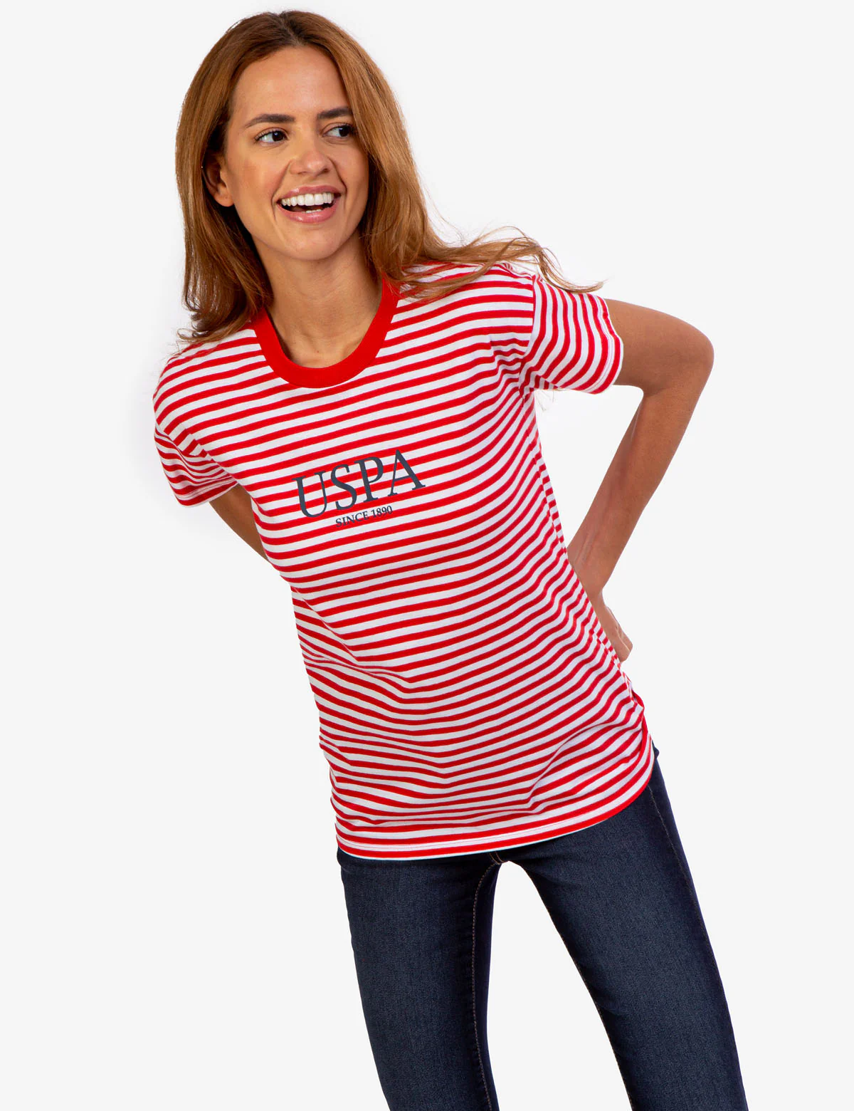 USPA STRIPE CREW NECK T-SHIRT - Image 7