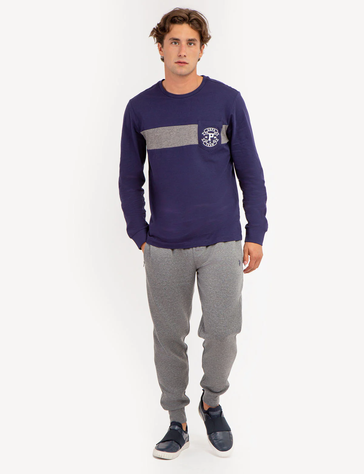 USPA TEAM COLORBLOCK LONG SLEEVE T-SHIRT - Image 2