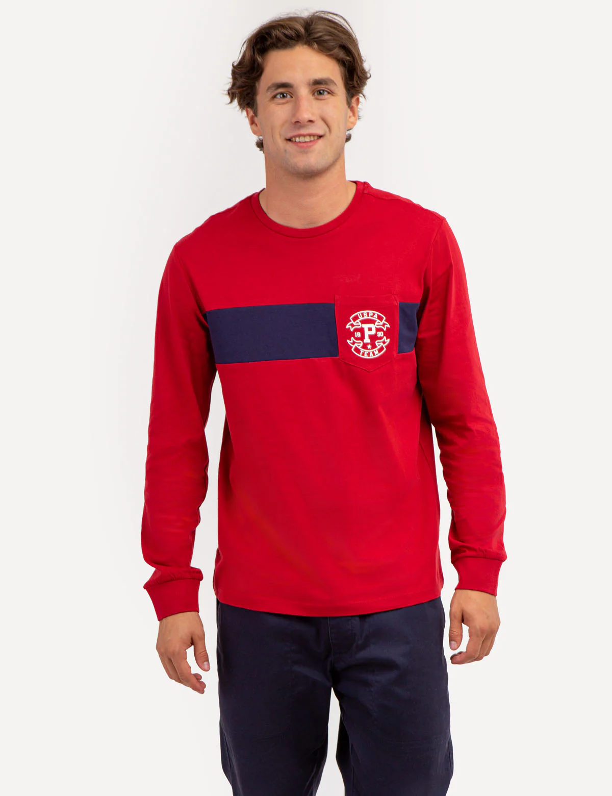 USPA TEAM COLORBLOCK LONG SLEEVE T-SHIRT - Image 9