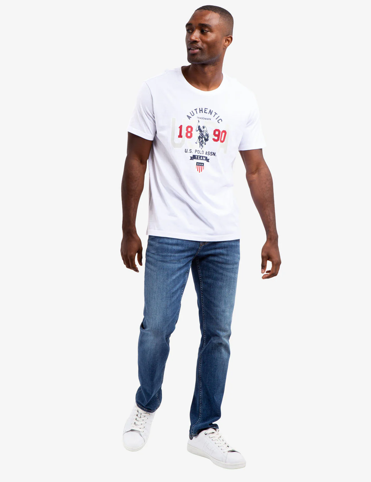 USPA TEAM GRAPHIC PRINT T-SHIRT - Image 3