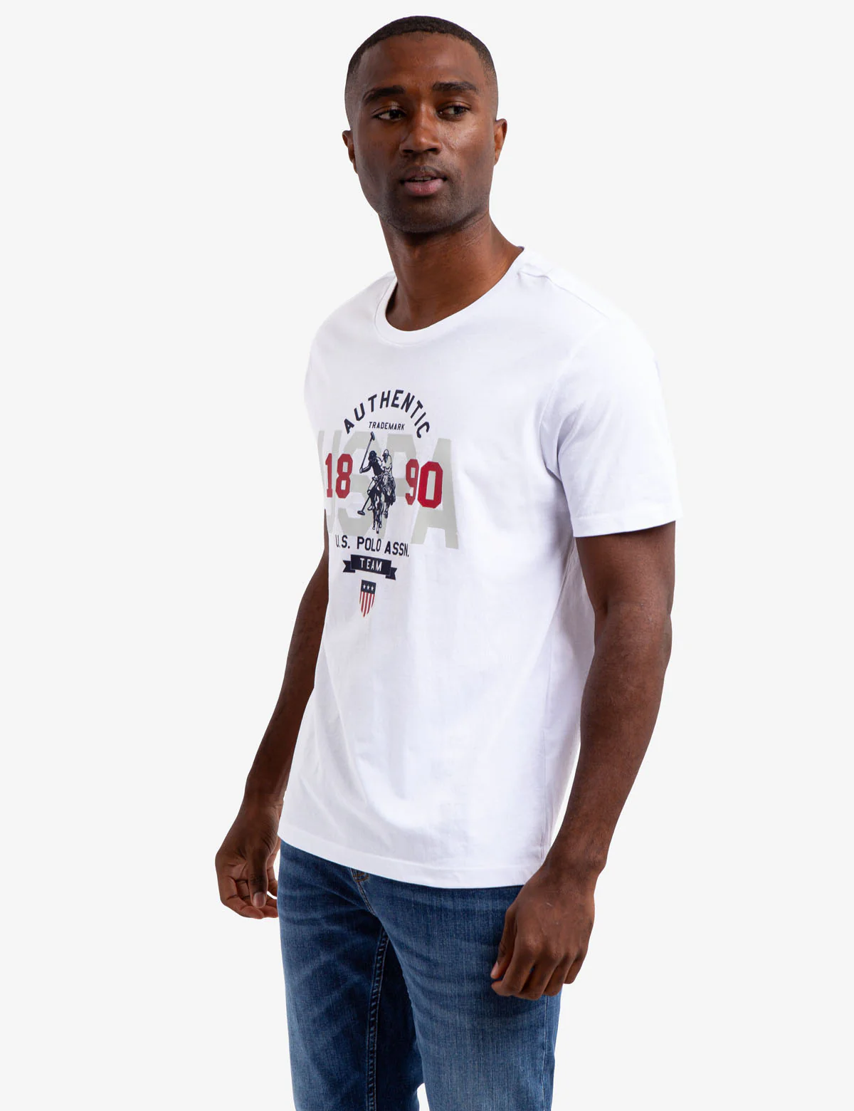 USPA TEAM GRAPHIC PRINT T-SHIRT - Image 4