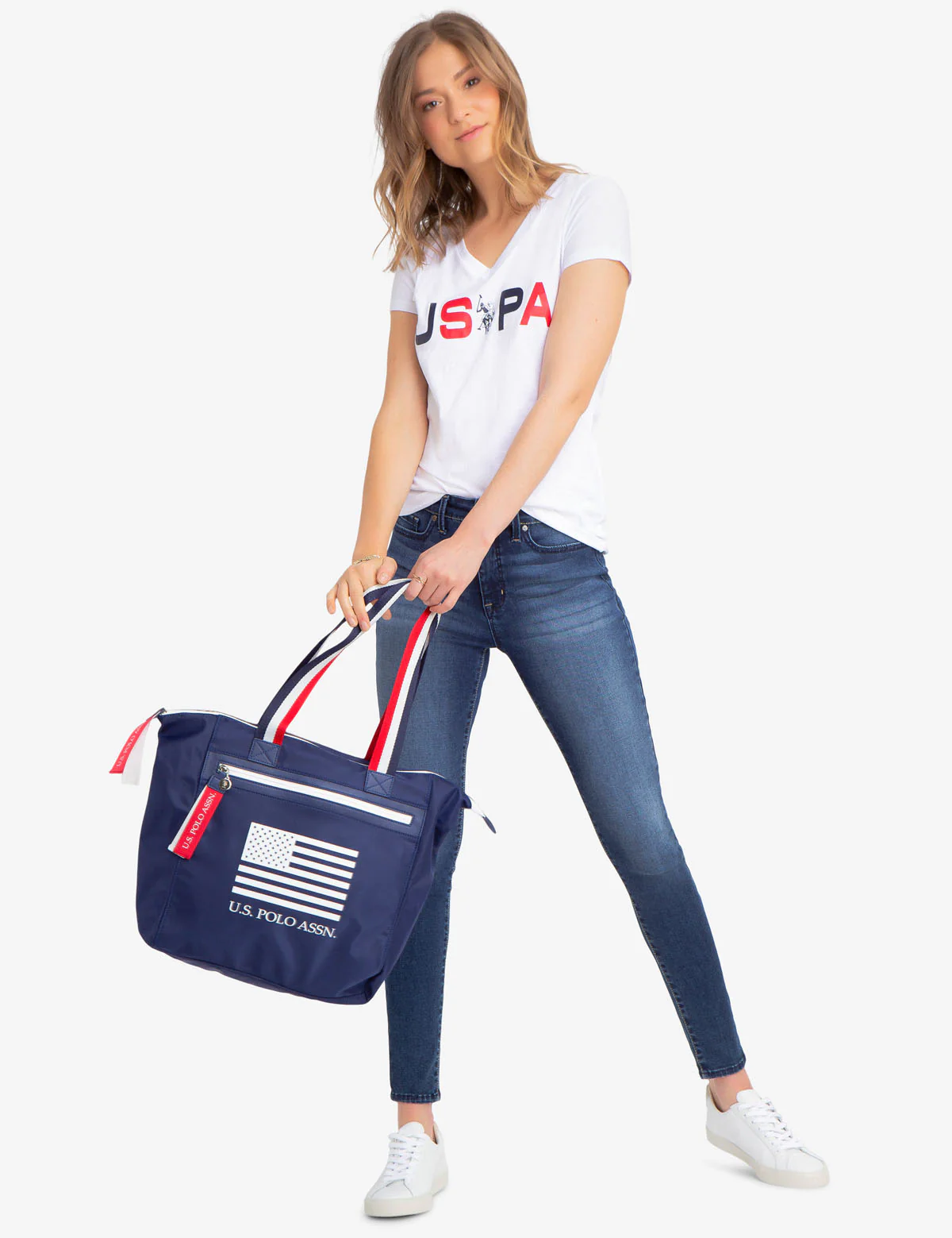 USPA V-NECK T-SHIRT - Image 2