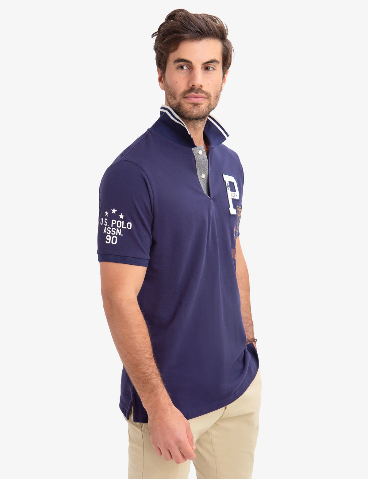 USPA LOGO PATCH POLO SHIRT - Image 2